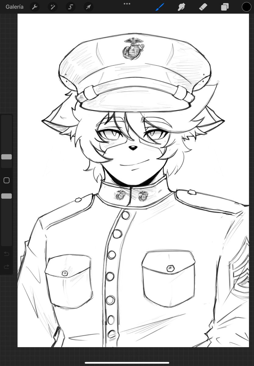 donnopalito's tweet photo. Some sketch commissions, inspired by military portraits! 

#anthro #sketch #furry #furryartwork https://t.co/pnguOb0CRz