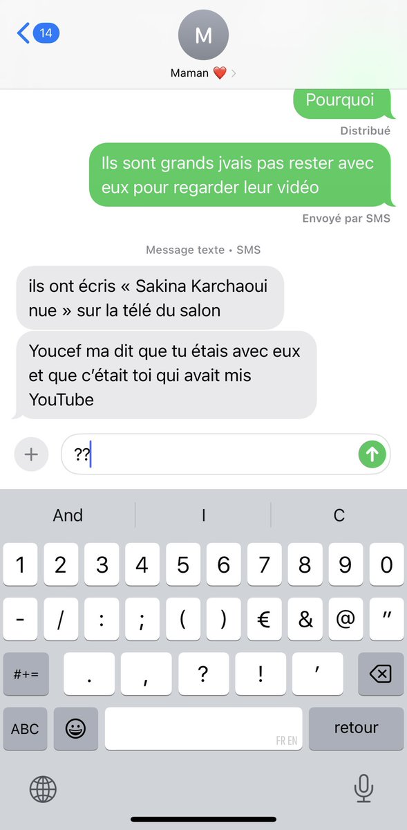Souscheuw75's tweet image. D’ailleurs merci a mes petits cousins qui ont écris « Sakina Karchaoui nue » sur le youtube du salon. Les darons me parlent plus.