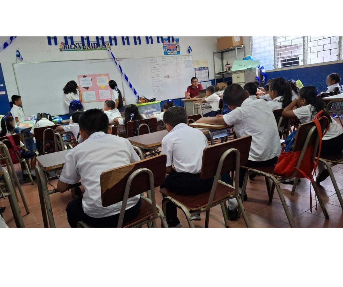 Estudiantes de segundo grado de Santa Catarina Masahuat participan en la “Primera jornada de réplicas sobre mecanismos para denunciar actos que violen la integridad física y mental de la niñez”. Una acción impulsada como parte del proyecto: Aprendiendo a Vivir en Igualdad-FaseIII