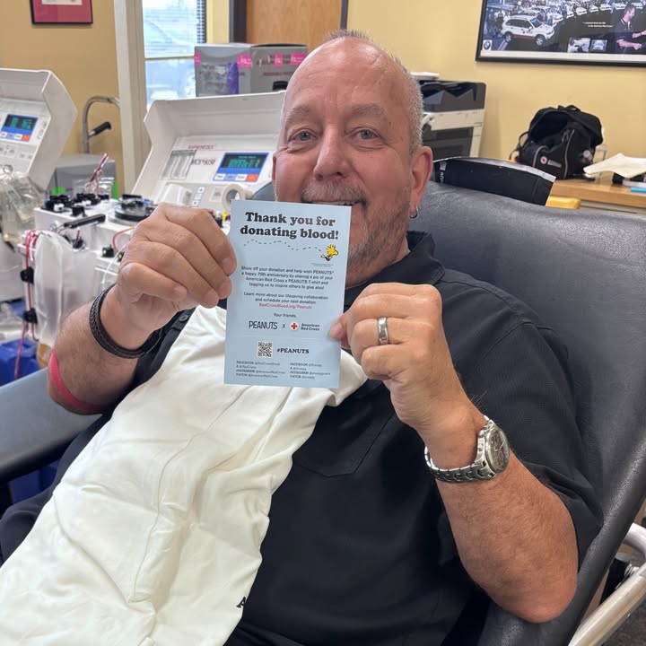 RedCrossSC's tweet image. Hub decided to donate power reds yesterday in Greenville! With a Power Red donation, donors like Hub have the opportunity to give nearly double the amount of red blood cells and make twice the impact compared to a regular blood donation. #lifesaver