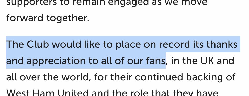 FootballCliches's tweet photo. West Ham become the first club in football history to part company with their fans by mutual consent https://t.co/cZ5mW5rczu