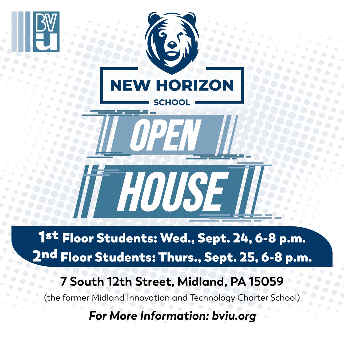 Students and families are invited to connect when open houses are held at New Horizon and New Horizon- North! At New Horizon School, specific communication was sent home for each student:
• 1st floor (MDS Classrooms) 9/24
• 2nd floor (Life Skills &amp; Emotional Support on Sept. 25