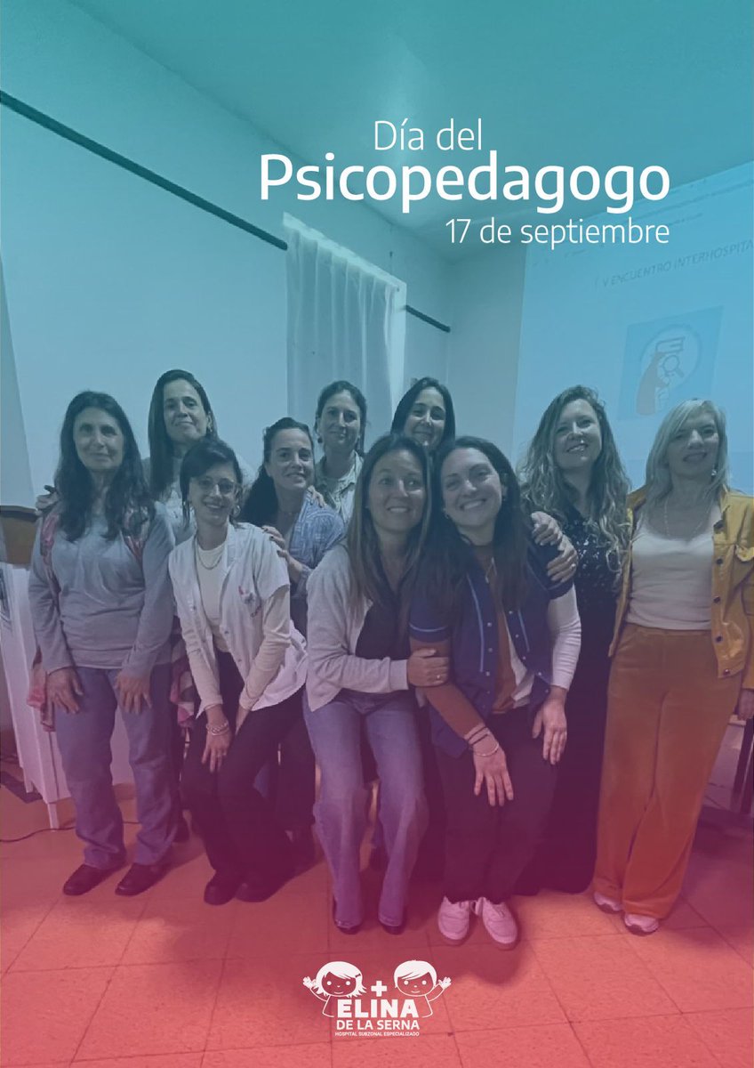 Felicitamos al equipo de Psicopedagogas del Hospital Elina integrantes de la *Unidad de Desarrollo Infantil, el Área de Psicopedagogía y Familia y de Casa Elina que participaron de la V JORNADA DE PSICOPEDAGOGÍA DE SALUD PÚBLICA, realizadas en el Hospital Sor Maria Ludovica.