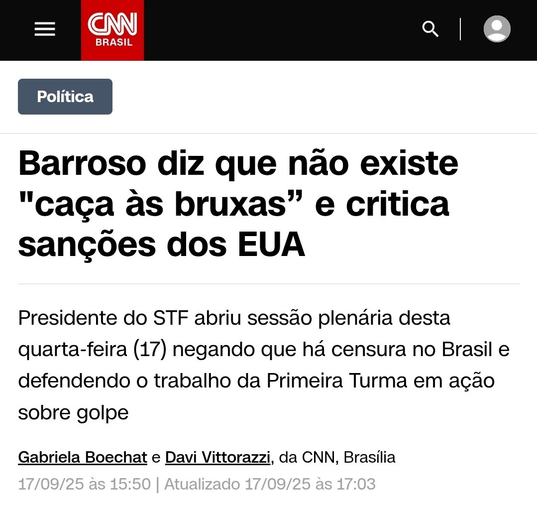 Condenar uma mulher, que escreveu de batom em uma estátua, a uma pena maior que a de assassinos não é perseguição?
ANISTIA JÁ
CHEGA DE INJUSTIÇA