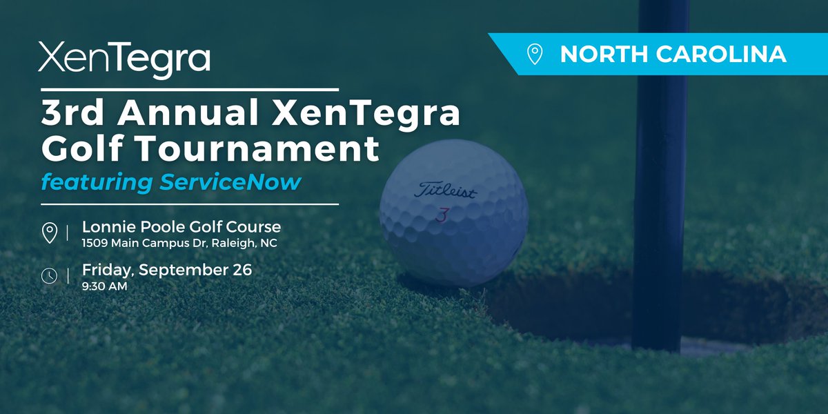 xentegra's tweet image. Golf. BBQ. Great conversation. 🍖⛳
Join XenTegra &amp;amp; ServiceNow for a premier networking day at Lonnie Poole Golf Course.

👉  hubs.li/Q03BXg760

#XenTegraNC #RaleighTech