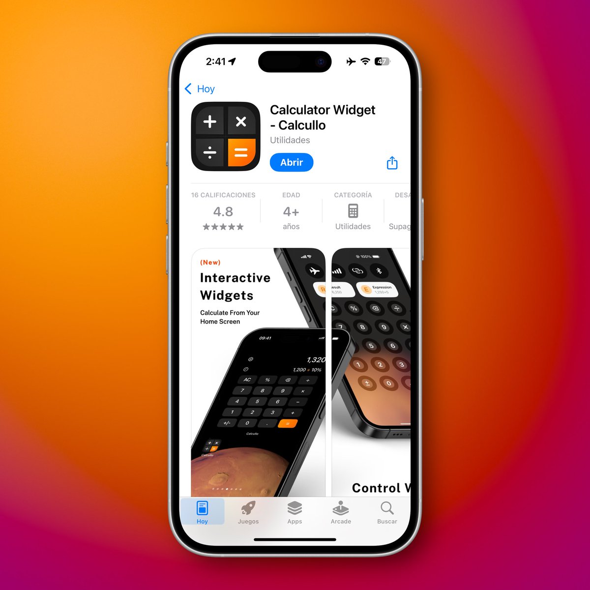 💥DESCÁRGALA GRATIS solo HOY POR TIEMPO LIMITADO📲

Es un widget de calculadora 👏🏻

apps.apple.com/mx/app/calcula…

🏃 CORRAN 🏃🏻‍♀️ CORRAN 🏃🏻‍♂️