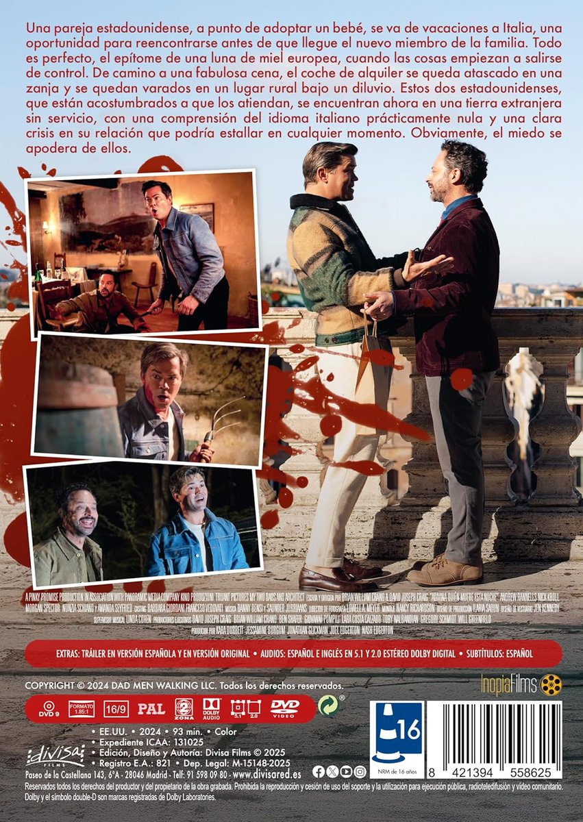 FilmsAmaray's tweet image. La divertida comedia de terror &quot;Adivina quién muere esta noche&quot; (2024) se estrenará mañana en alquiler digital en España 18/09.📺

Su edición en DVD saldrá vía @InopiaFilms / @DivisaFilms a partir del 29/09 📀🔽