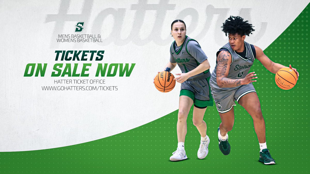 Stetson Hatters (@stetsonhatters) on Twitter photo Don’t miss a moment at Insight Credit Union Arena — season tickets are ON SALE now! 🎟️
Lock in your seats for as low as around $5 per game! 🔥
🔗 bit.ly/3DfPJvV
#GoHatters | #DefendDeLand | <a href="/StetsonHatters/">Stetson Hatters</a> Don’t miss a moment at Insight Credit Union Arena — season tickets are ON SALE now! 🎟️
Lock in your seats for as low as around $5 per game! 🔥
🔗 bit.ly/3DfPJvV
#GoHatters | #DefendDeLand | <a href="/StetsonHatters/">Stetson Hatters</a>