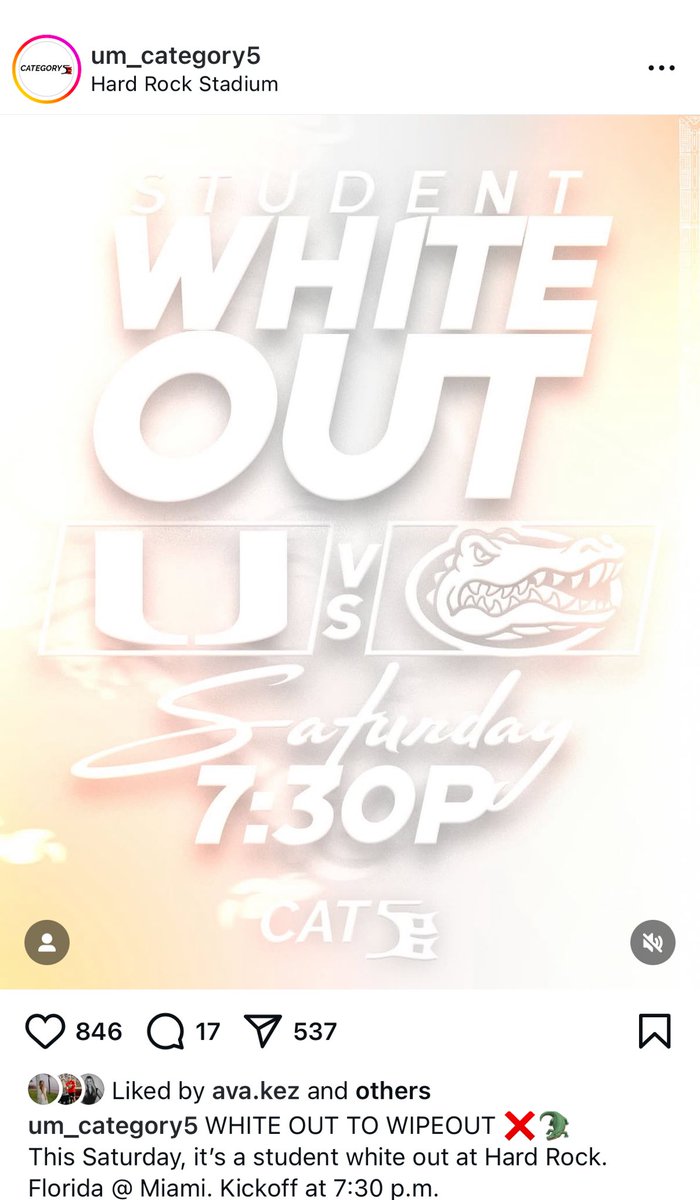 Student White Out U Say!
Got White? We Do!
Lots &amp; Lots &amp; Lots! 
Visit our store in Davie or 

miami-fanwear.myshopify.com/collections/hu… to see our collection! 

We look forward to seeing U Soon!

#GoCanes
#supportsmallbusiness 

📸 <a href="/UM_Category5/">Category 5</a>