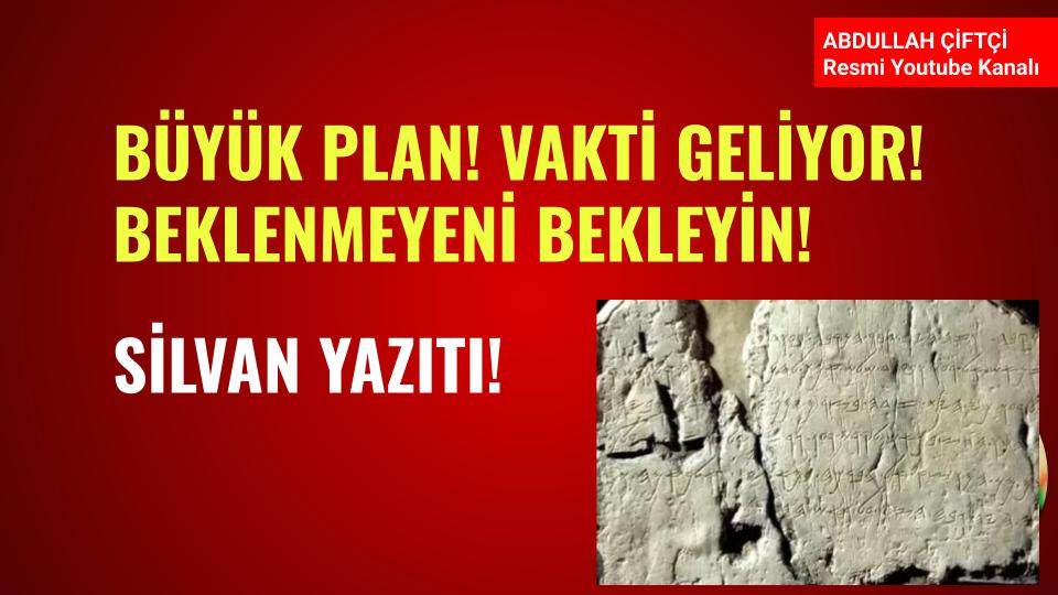 Arkadaşlar

Büyük plan! Vakti geliyor!
Beklenmeyeni bekleyin!

Silvan Yazıtı!

Detaylar Youtube kanalımda video sohbetinde

youtube.com/watch?v=roJ4HX…