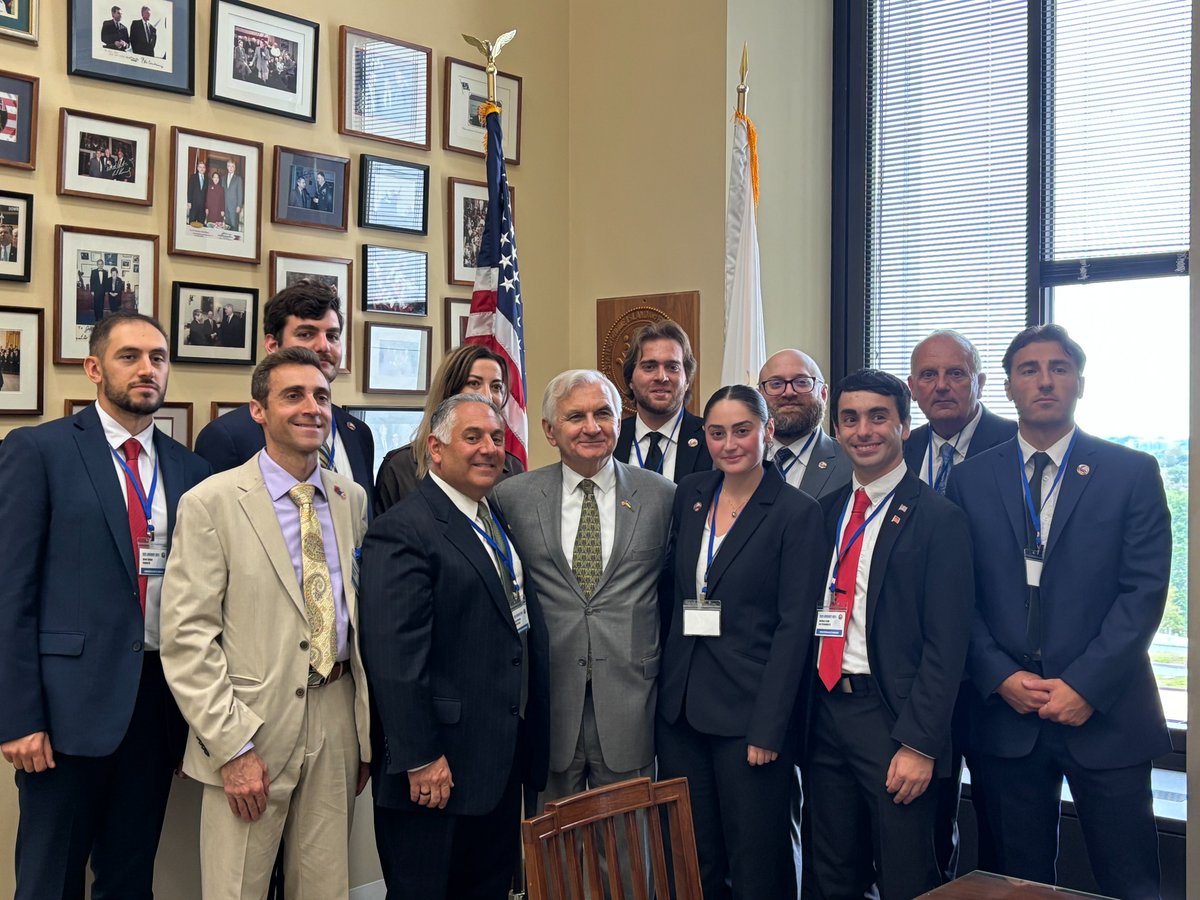 This week I joined members of Rhode Island’s Armenian community in DC to recognize the second anniversary of Azerbaijan’s assault against Nagorno-Karabakh &amp; discuss the importance of continued support for Armenian prisoners who are still being held by Azerbaijan.