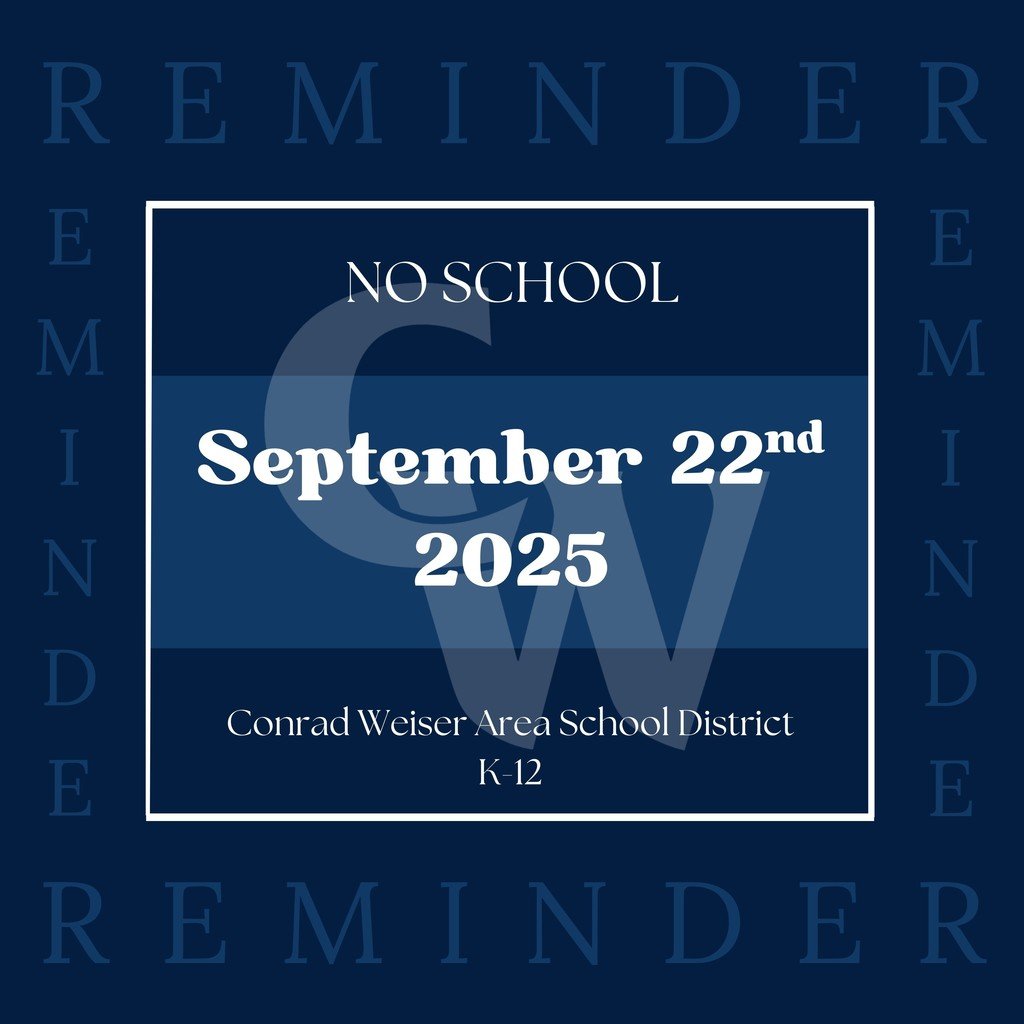 Reminder‼️ We will be closed on Monday, September 22nd, for a teacher in-service day. Enjoy your 3-day weekend! 😊🏫
#WeAreWeiser #NoSchool #InServiceDay