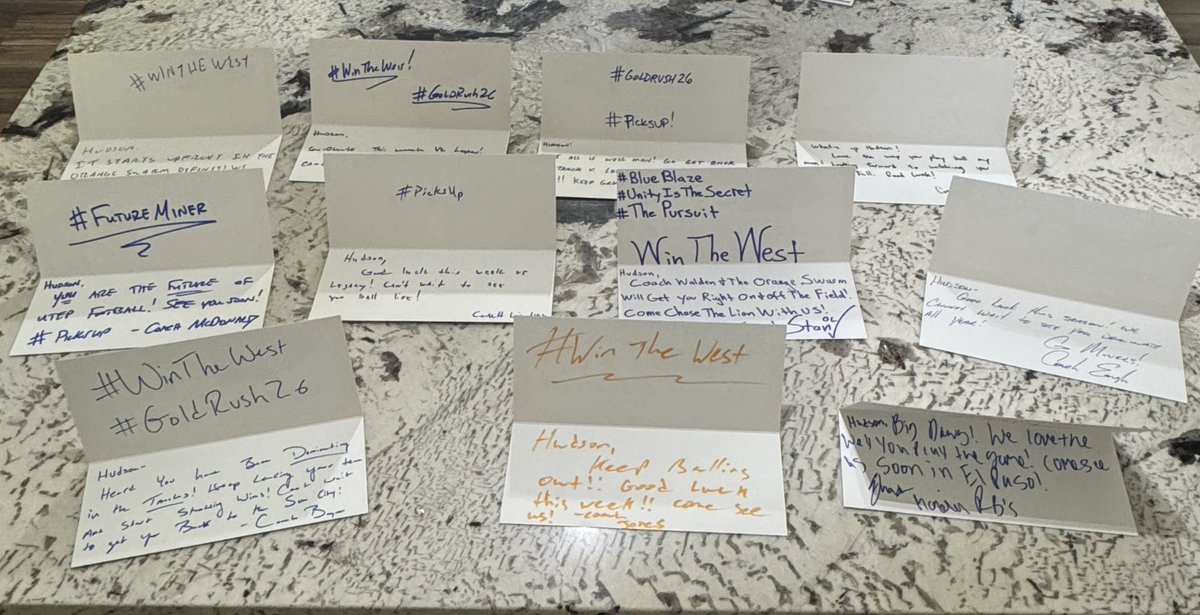 Thank you for the love! <a href="/UTEPFB/">UTEP Football</a> <a href="/UTEPCoachCJones/">Chris Jones</a> <a href="/CoachSWUTEP/">Scotty Walden</a> <a href="/CoachBobbyDaly/">Bobby Daly</a>