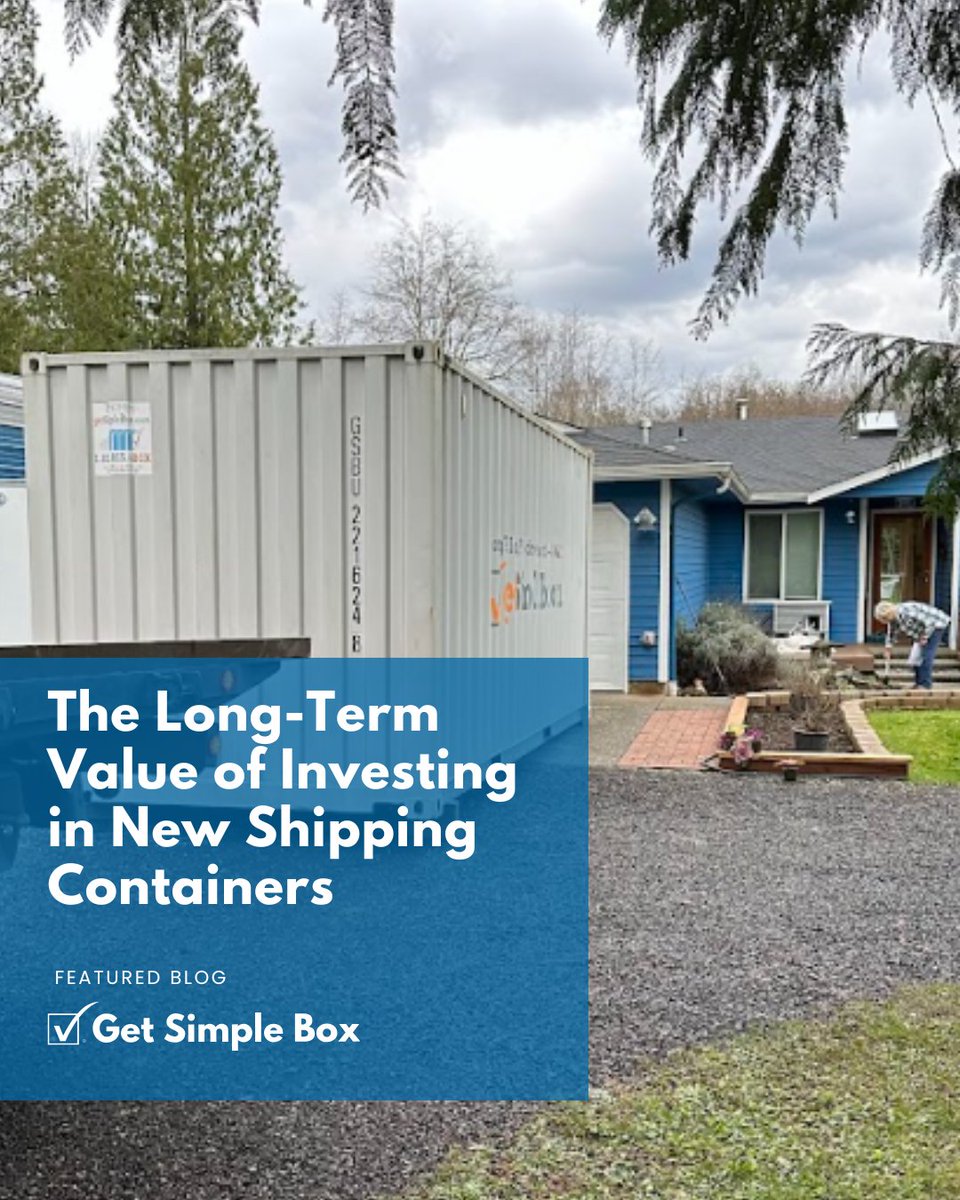 getSimpleBox's tweet image. 💡 Renting storage feels easy, but those monthly fees add up—and sheds or used containers often mean costly repairs.

 Read more: getsimplebox.com/new-shipping-c…

#StorageSolutions #ShippingContainer #PortableStorage #InvestSmart #GetSimpleBox