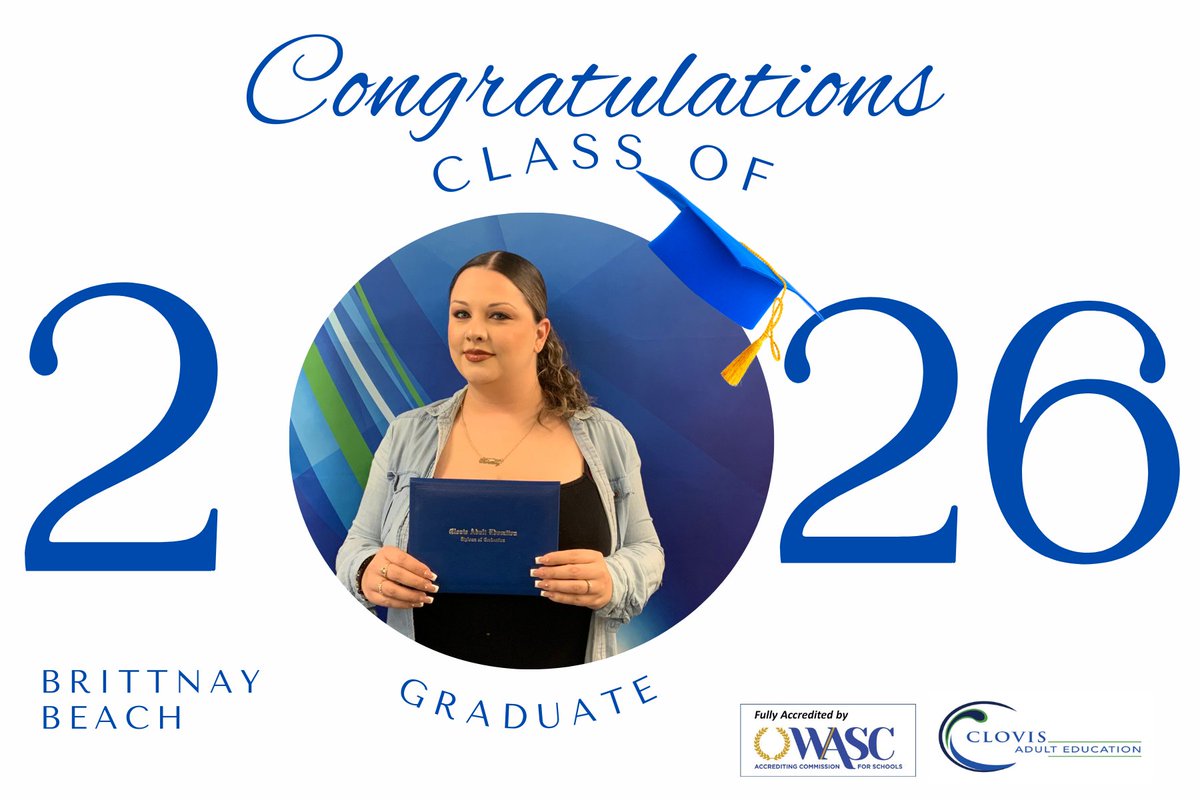 A big congratulations to Brittany for being our first graduate of 2026!! 📷📷📷
#itsnevertoolate #StartYourJourneyNow