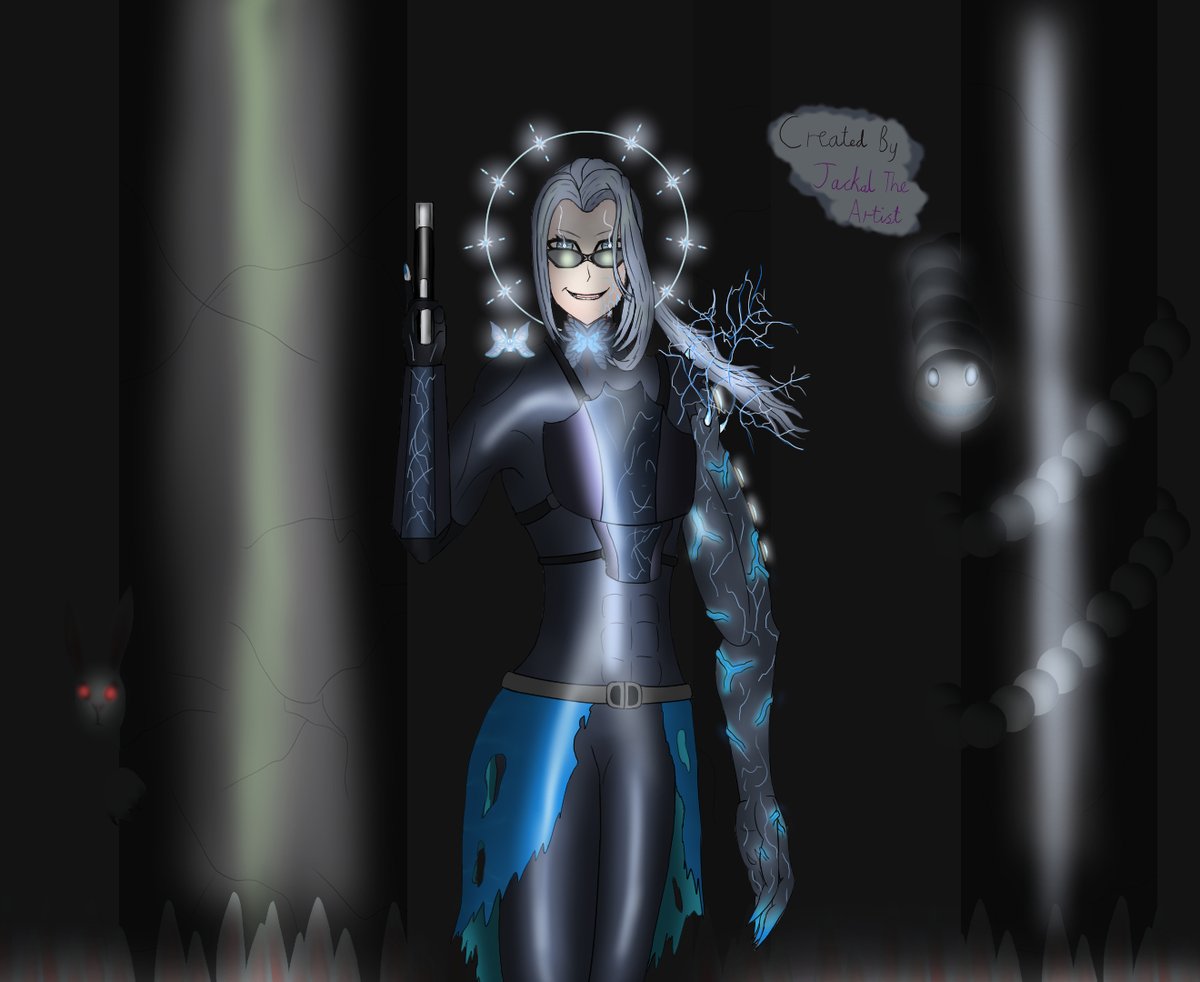 artist_jackal's tweet image. Part 2 of Amalee firing back with &quot;STOP RUINING MY FUN . . .  heavenly.&quot; 

#MonARTch #SlayerarmourMK1

( what happened next is I figured out how to put two and two &quot;together&quot; in a small brawl . . . in art not in real life)