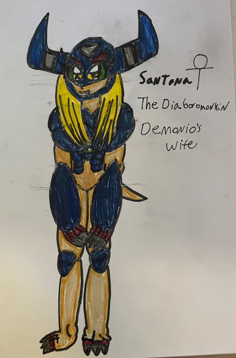 BlueVampirefox's tweet photo. Demonio the Diaboromonkin and his wife Santana the Diaboromonkin. Enjoy. #Digimon #Diaboromon #Diablomon #Digimonoc #Digimonart #Digimonartwork #Humanoidcharacter #Humanoidart #Monsterboy #Monstergirl #Animeart #Animeartwork https://t.co/XIGakyWRi0