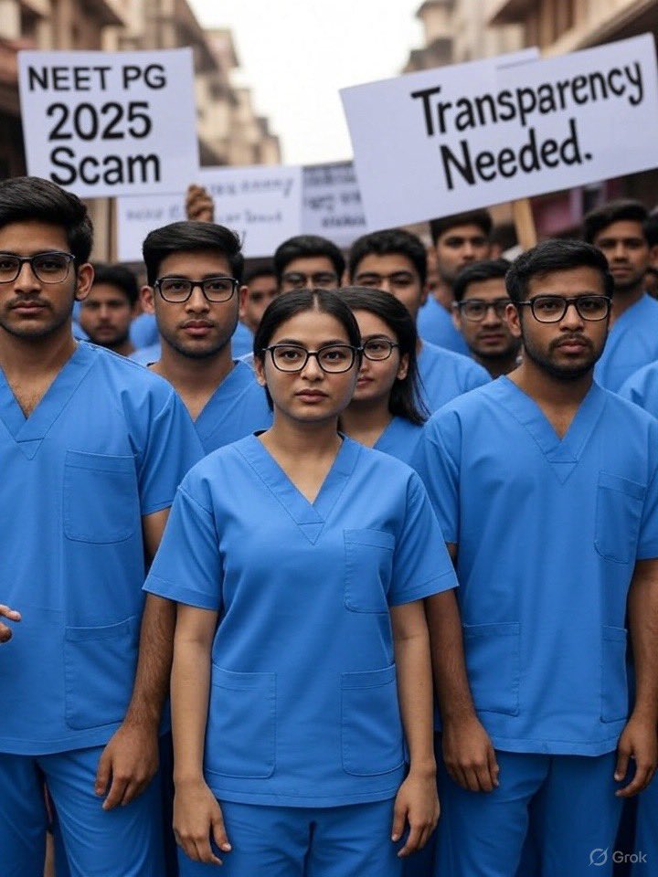 pgdiscrepancy's tweet image. Past NEET PG fiascos involved marking discrepancies and zero transparency—now in 2025, it&apos;s worse. Students feel their futures are gambled away. Distrust isn&apos;t just growing; it&apos;s at a breaking point. Supreme Court, intervene! Demand fair processes. #MedStudentsProtest Whole…