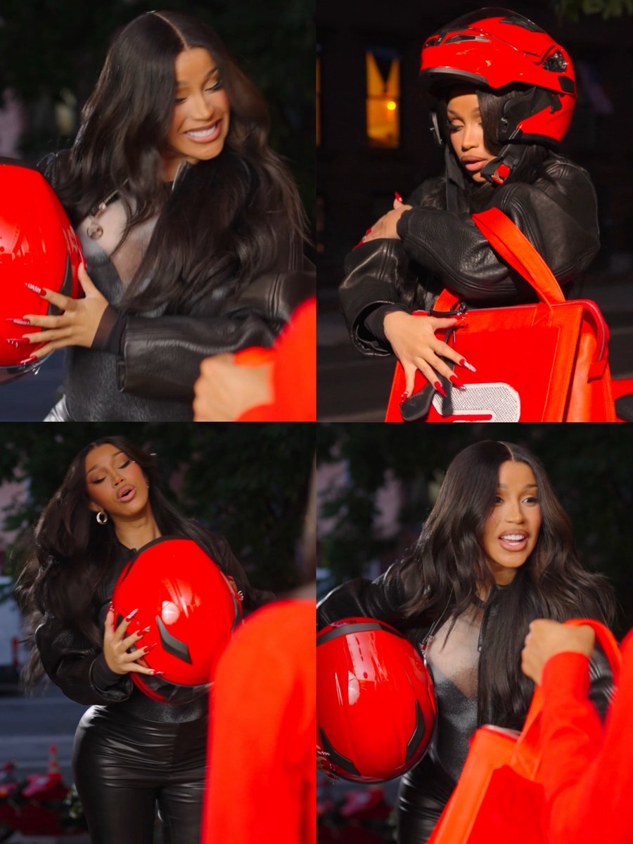 Cardi B in her ad for DoorDash. 😍