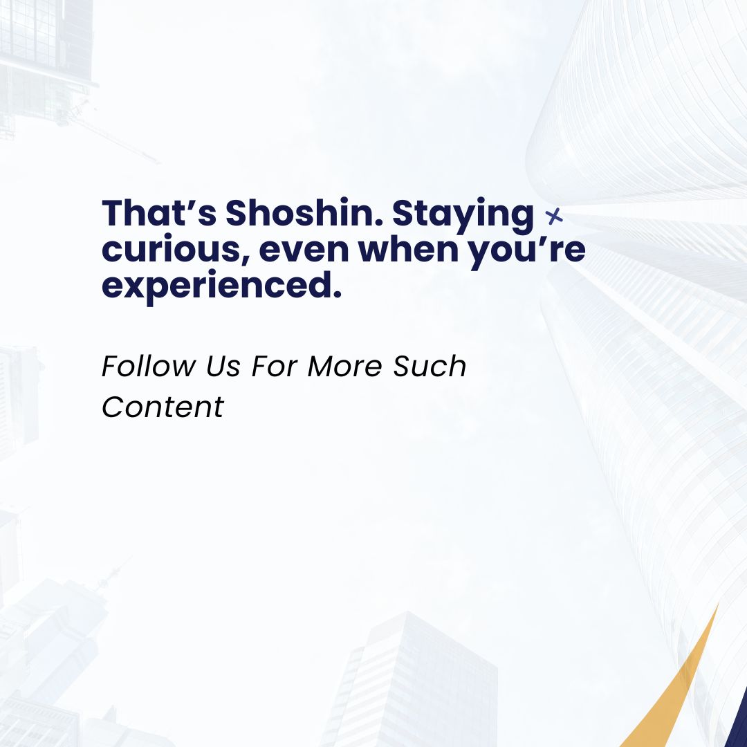 YushaInfo's tweet photo. Do you know what Shoshin means?
Approaching life with curiosity, openness, and a willingness to learn.
Follow us latest updates!
#yushastaffing #itstaffing #itprofessionals #Leadership #business #growth #mindset #work #positivity #Shoshin #BeginnerMindset #Innovation #WorkCulture https://t.co/CysRNlGW81