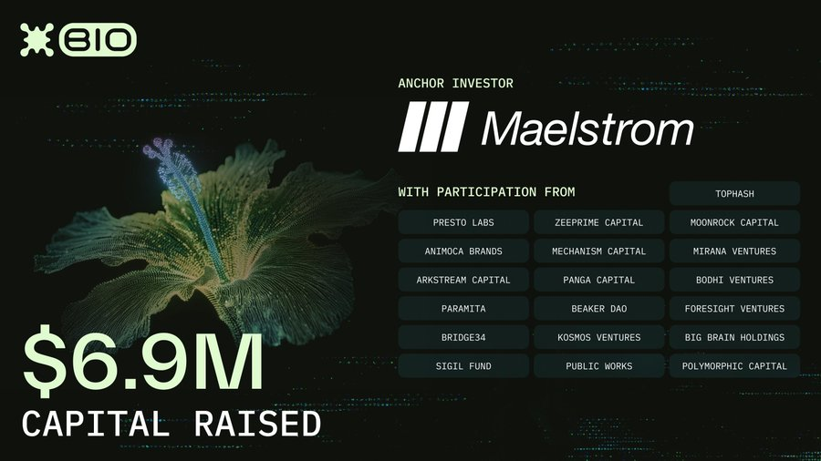 Nick_HTLC's tweet photo. HOT NEWS
@BioProtocol has just raised $6.9M - led by Arthur Hayes at MaelstromFund!
This is amazing
I think $BIO price will up soon https://t.co/quXK2HLdES