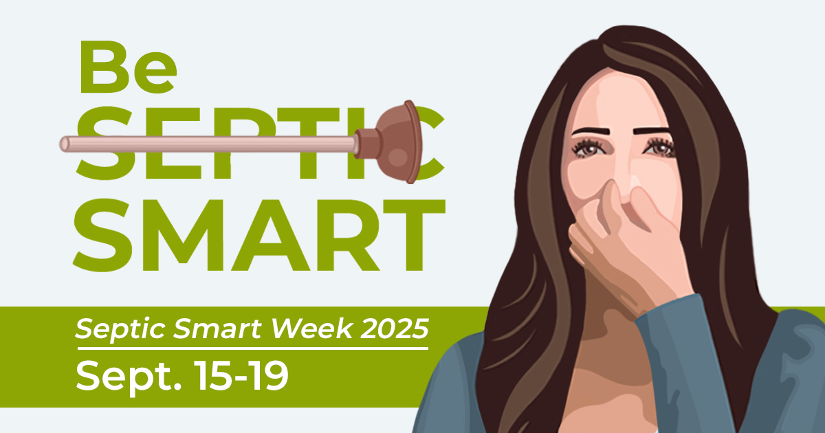 EPAregion7's tweet image. This week is #SepticSmartWeek, and EPA is encouraging homeowners to care for and properly maintain their septic systems. 

A septic system treats and disposes of household wastewater, but without proper care, it can lead to more than just a stinky mess; expensive repairs,…