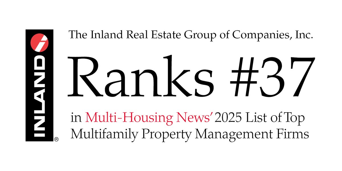 InlandGroup's tweet image. The Inland Real Estate Group of Companies, Inc. ranked #37 in @MHNonline&apos;s annual list of the Top Multifamily Property Management Companies. View the full list here: tinyurl.com/aa82rtwb
#Multifamily #PropertyManagement #Ranking #CRE