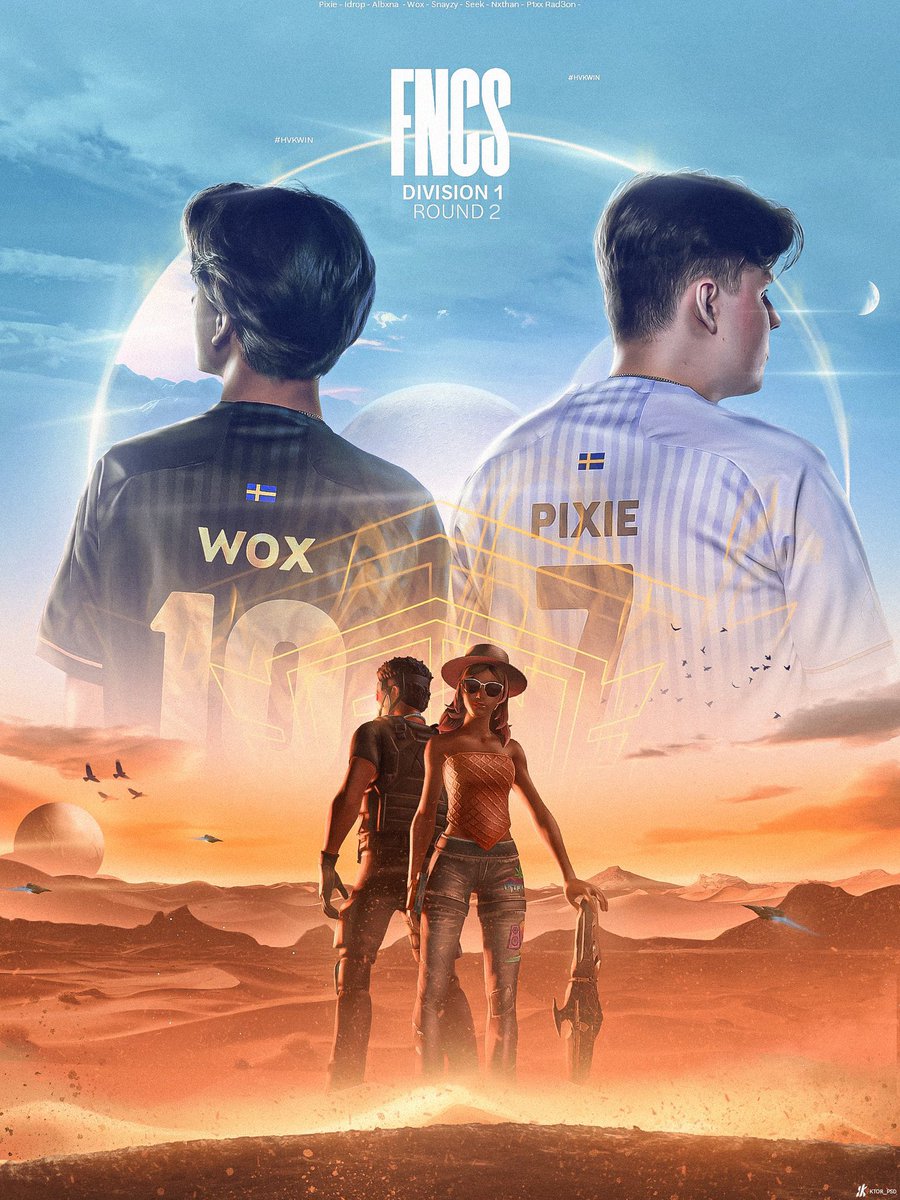 Here we are ! The second day of this first duo division cup start now ! Our player has to qualified for this finals, this session is super important for the officialisation of their duo !

[Poster by the goat <a href="/Ktor_psd/">KTOR</a> 💜] #HVKWIN 🤍💛