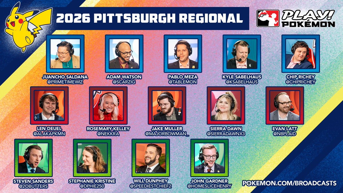 First show of the year for the NA crew! Can't wait for all the TCG action in Pittsburgh!