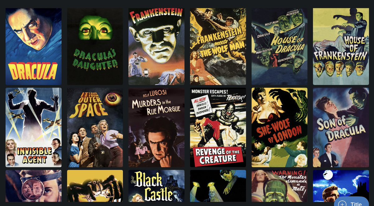 UncleCreepy's tweet image. I could spend the rest of my life staring at the artwork for old Universal monster movies. These are my Rembrandts and Picasso. #universalmonsters