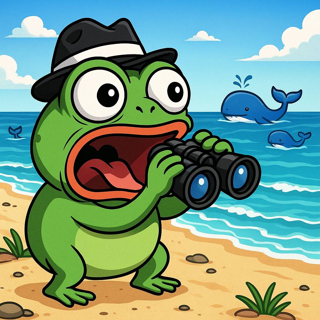 Slippy’s on whale watch tonight — binoculars ready  spotting stacking stables  waiting on Powell’s signal 

When the Fed says go, the swamp comes alive Small shifts can spark big runs… and $SLIPPY is where it kicks.