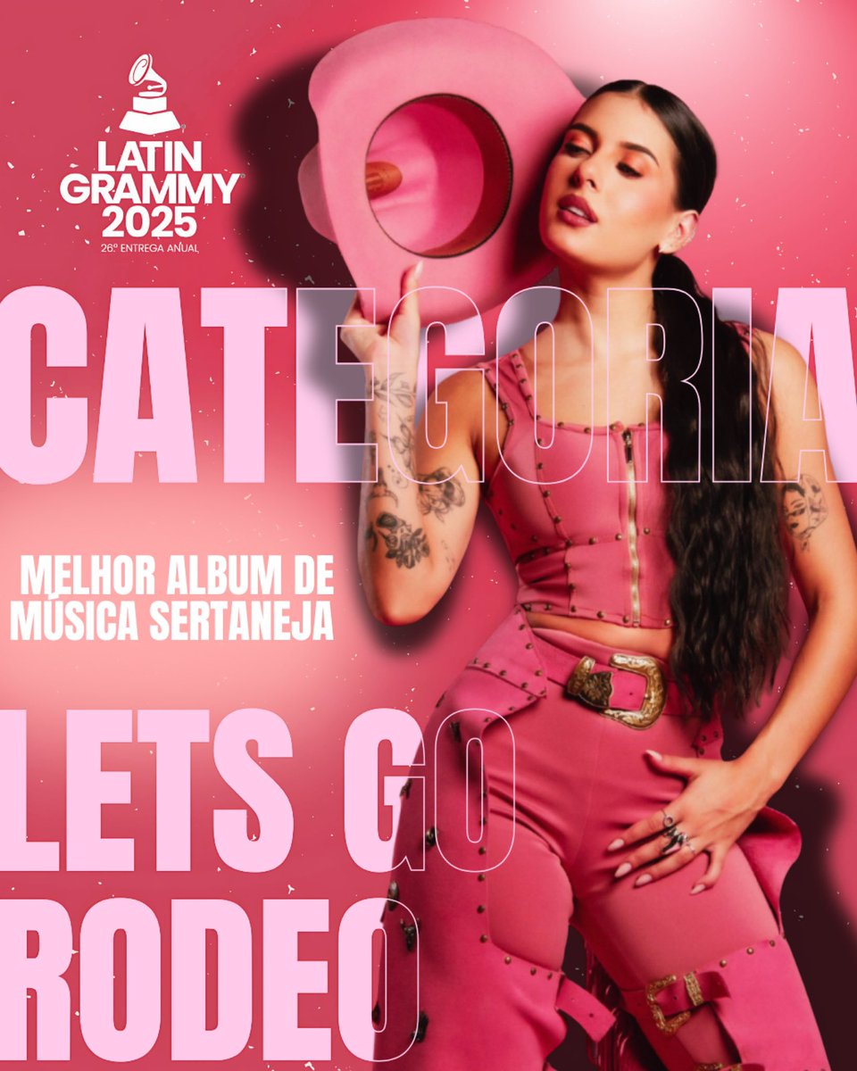 Pelo segundo ano consecutivo, temos Ana Castela indicada ao Grammy Latino. ✨🤠