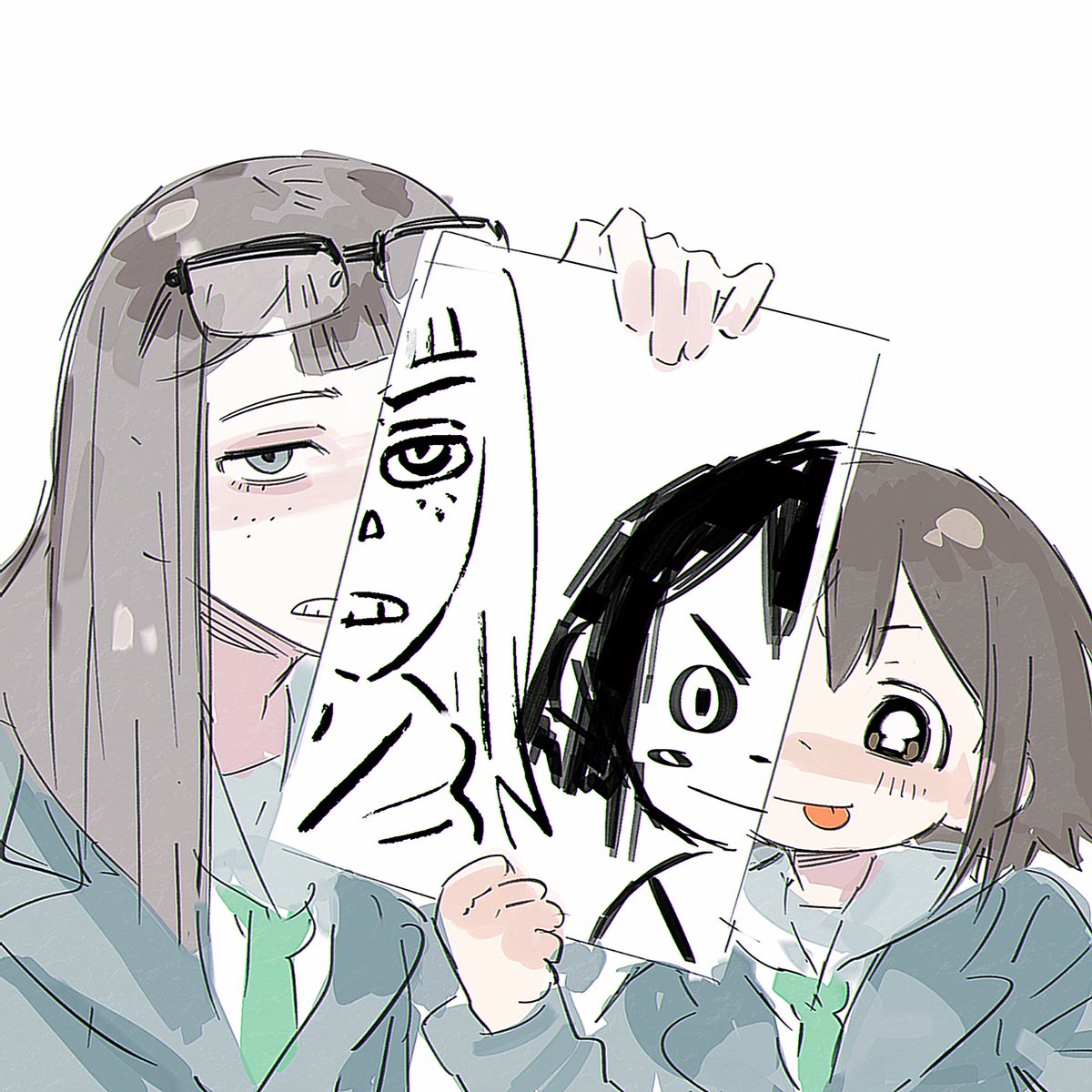 #映像研 they drawed each other