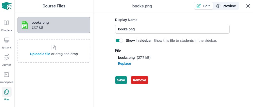 getCourseStack's tweet image. [Feature Update] - Course File Visibility 👀

We&apos;ve added a setting to course files to control file visibility for students!

Creators can now toggle visibility on a file by file basis, determining whether a file is immediately available in the Files sidebar on course enrollment,…