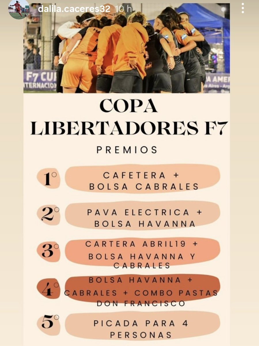 PasesExRacing's tweet image. Dalila Cáceres, ex jugadora de Racing, fue convocada nuevamente a la Selección Argentina F7 y está realizando una rifa para juntar los fondos que le permitan viajar a disputar la competición 🇧🇷