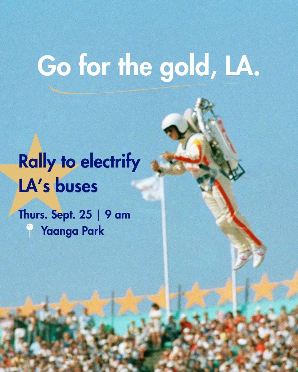 Grab some breakfast tacos and coffee and join us for a rally to demand <a href="/metrolosangeles/">Metro Los Angeles</a>  embrace a bold plan to Electrify LA28
eventbrite.com/e/rally-for-la…