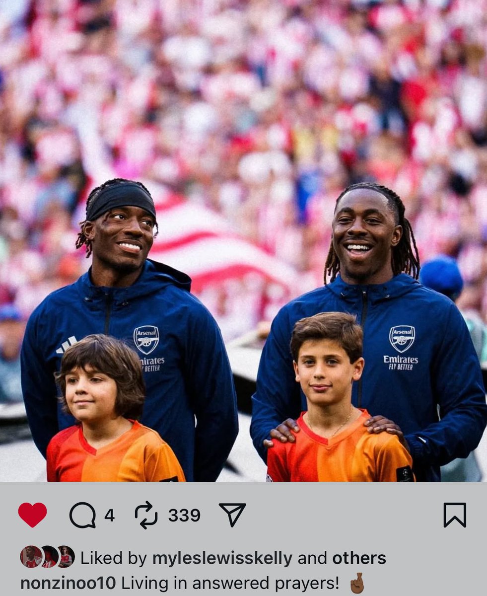 PatrickTimmons1's tweet image. Noni Madueke on Instagram. He gets it.