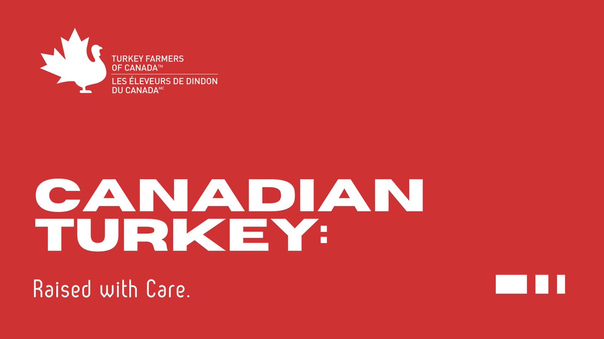 Canadian turkey is raised with care under rigorous standards. By choosing Canadian turkey, you're choosing food you can feel good about:
turkeyfarmersofcanada.ca/on-the-farm/