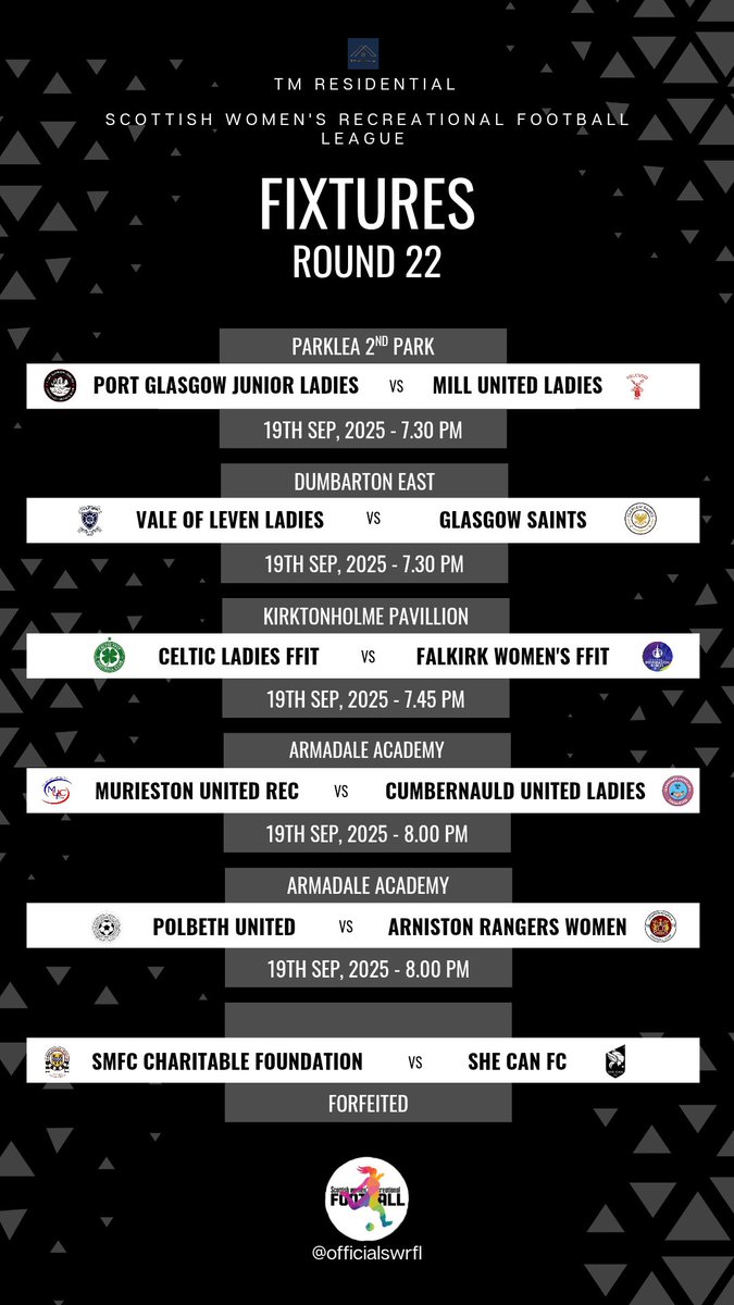 Scottish Women's Recreational Football League tweet media