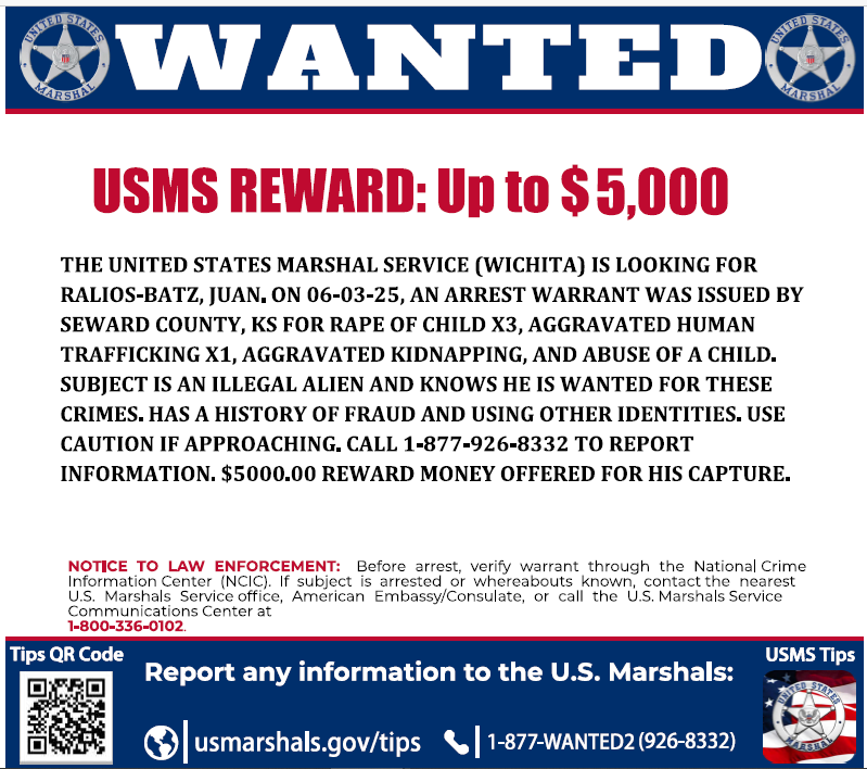 USMarshalsHQ's tweet image. U.S. Marshals Major Case: Juan Ralios-Batz

#USMarshals
usmarshals.gov/news/press-rel…