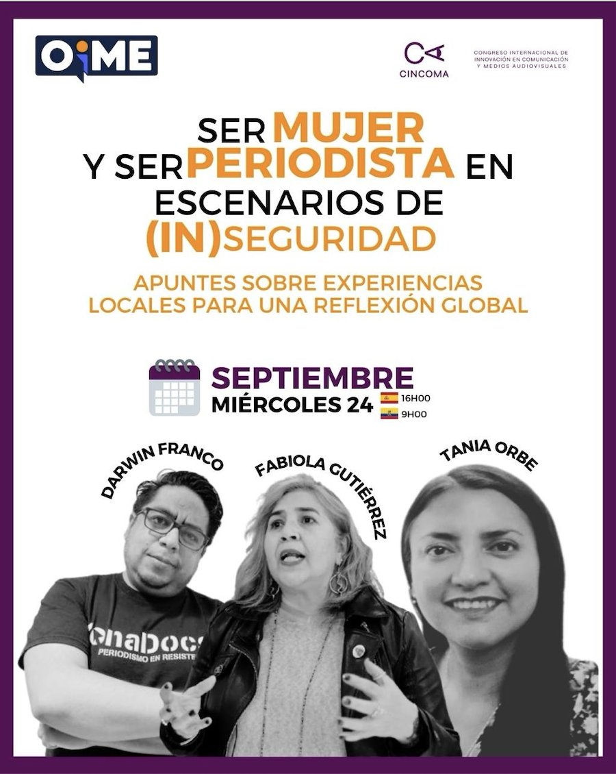 !CUENTA REGRESIVA! Faltan solo 7⃣ días para la conferencia plenaria de <a href="/OimeEcuador/">OIME</a>  en la VI edición de <a href="/CCincoma/">Congreso CINCOMA</a> 🎉 Toma en cuenta esta info: 🗓 Fecha: 24/09 2025 ⏰ Hora: 09h00 (Ecuador) / 16h00 (España)💻 Modalidad: Virtual 
✍️ Inscríbete aquí: forms.gle/5hjrcwa3Nrgp4q…