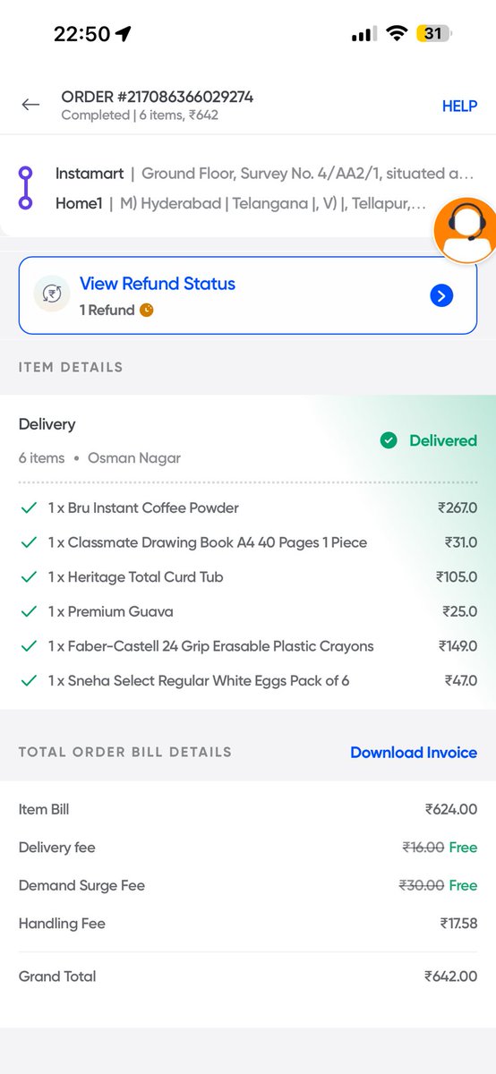 narinateju's tweet photo. @SwiggyInstamart Swiggy InstaSmart delivering expired products and putting customers health at great risk ordered on 17th september https://t.co/WESgZ9mKjE