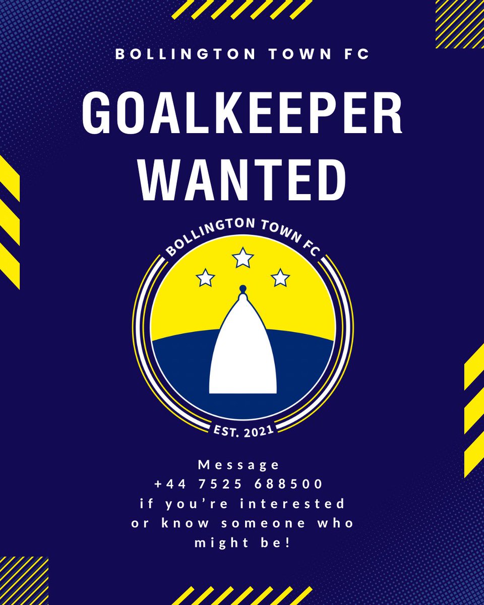 We’re looking for a keeper to join our Reserves squad for the current 25/26 season. Please reach out if you are interested or know someone who might be.