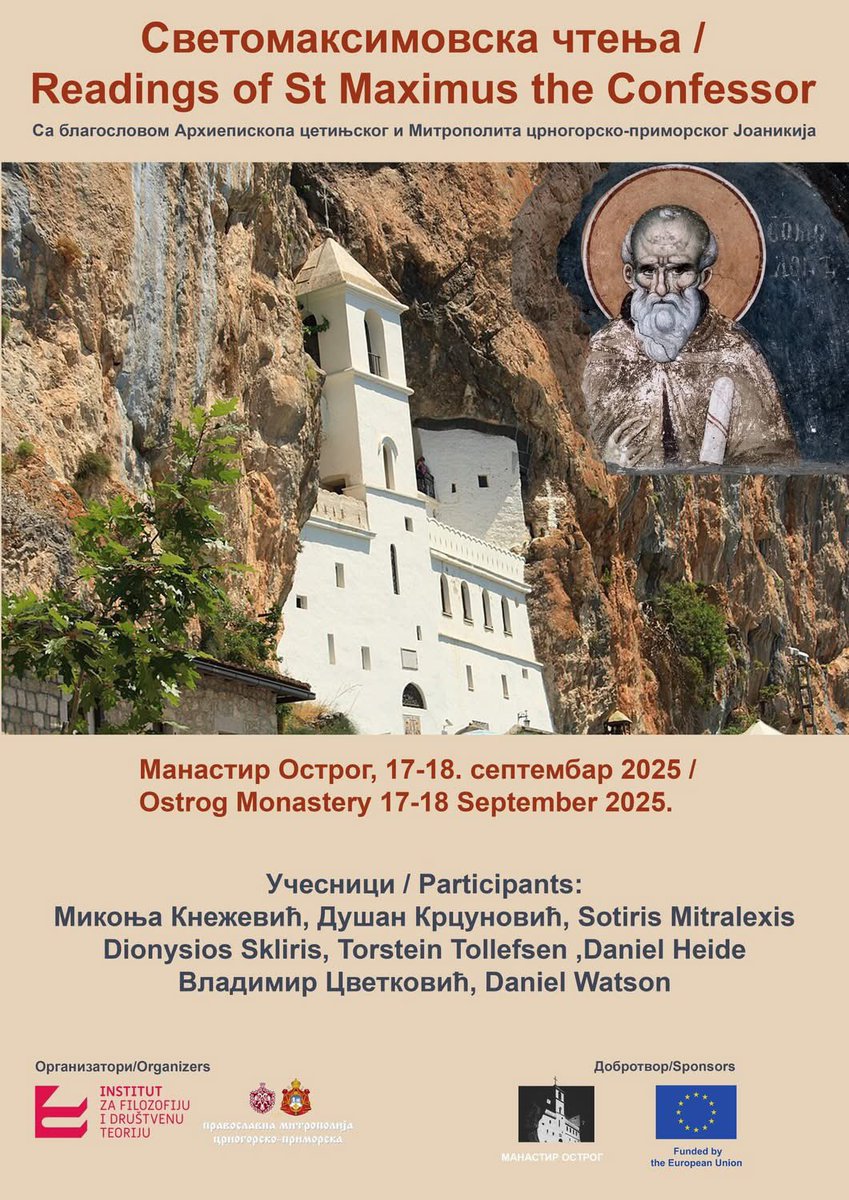 totalmediation's tweet photo. An unexpected delight to have been invited to join this wonderful meeting on Maximus the Confessor! https://t.co/GNfsVckZ2V