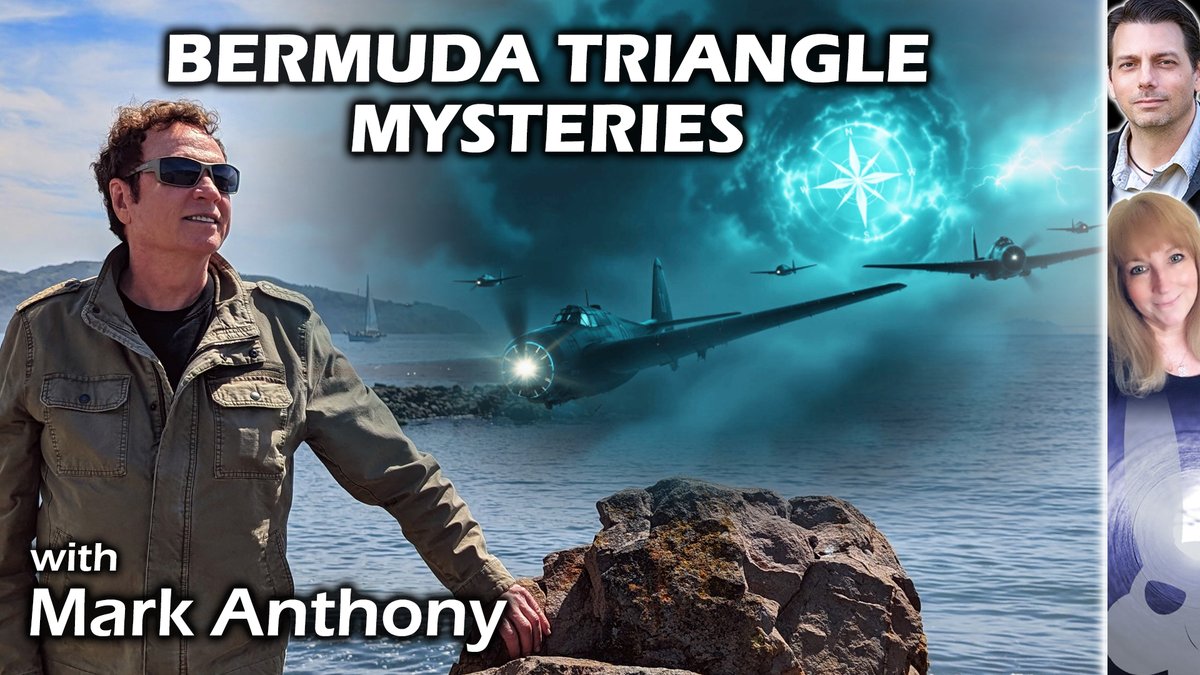 MikeRicksecker's tweet image. LIVE NOW on Edge of the Rabbit Hole with Mike and Victoria on Connecting the Universe ... Bermuda Triangle Mysteries with Psychic Explorer Mark Anthony! #BermudaTriangle #supernatural Tune in at: youtube.com/live/VUPxpNKcg…