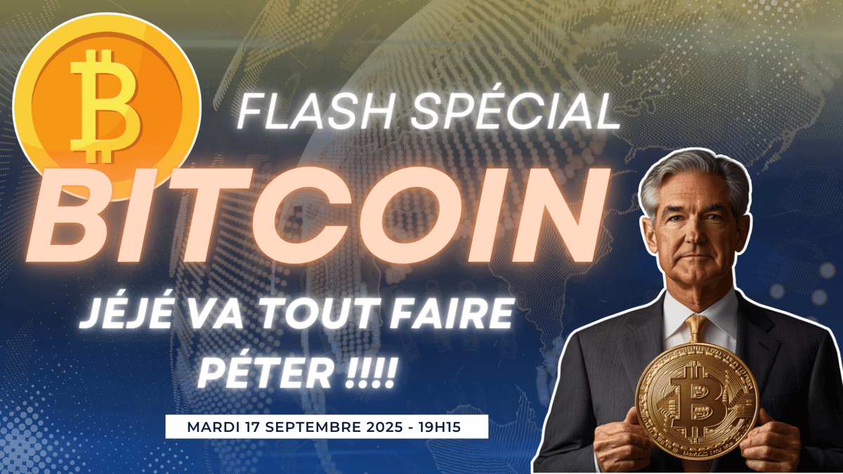 BITCOIN FLASH SPÉCIAL🔥 À 30 MINUTES DES ANNONCES IMPORTANTES DE LA FED !  ANALYSE CRYPTO ✓ Vidéo disponible içi : 👉 https://t.co/c9kgN4Uznq -  Commentez ma vidéo sur YouTube ✓ - Partagez et
