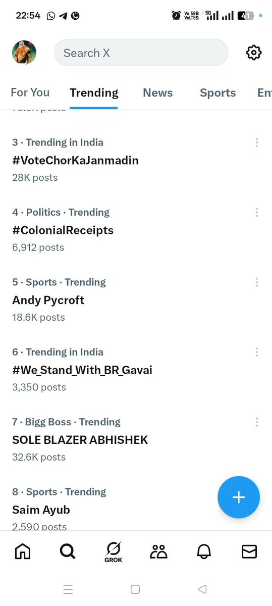 सभी बहुजन साथियों जोर लगा दो इन मनु पुत्रों को बता दो औकात 6 नंबर पर ट्रेंड में पहुंच गए है, पूरे दो घंटा लगे रहो सोना नहीं है 
दर्द आरक्षण का नहीं है
बल्कि नीचे बैठने वाला 
कुर्सी पर कैसे 
बैठ गया दर्द इस बात का है
#We_Stand_With_BR_Gavai