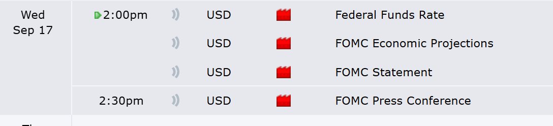 #fomc asil hareket 2:30 pm, sonrasi olacaktir
