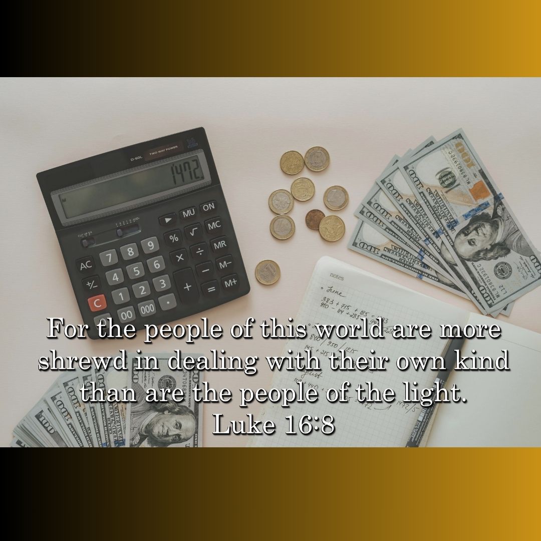 In Luke 16, Jesus praises shrewdness—clear judgment, quick action, and wise use of resources. The world chases temporary gains with urgency. How much more should we, with kingdom vision, live intentionally for eternal impact? #WednesdayintheWord #Hope