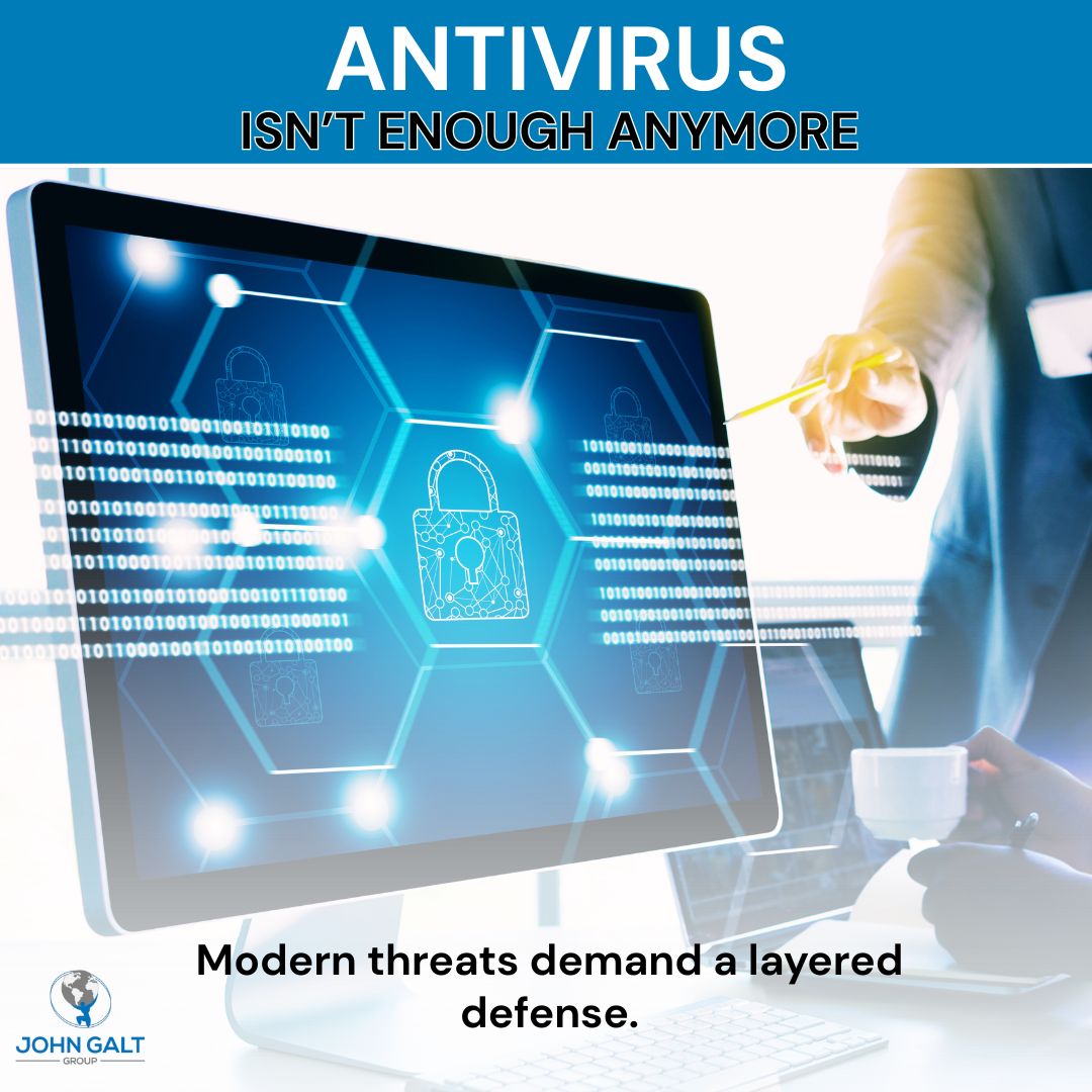 JohnGaltGroup's tweet image. A layered approach for modern security challenges. #cybersecurity #securitysolutions #securebusiness #trustedpartner #managedserviceprovider #techsupport #johngaltgroup #roswellga #atlanta #mariettaga